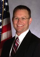 Official portrait of Pat Harkins